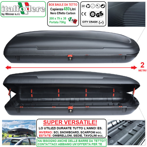 Box baule tetto auto - tetto,